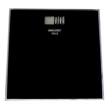 Imagem de Balança Digital Mallory Oslo Até 150kg Super Fina Imperdível Cor Preto