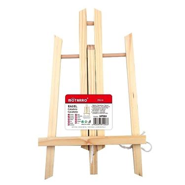 Imagem de Motarro Cavalete De Exposição Mesa Pequeno 11" Com Estrutura Em A, Tripé Madeira Faia, Para Pintura Festa Estudantes, Sala Aula