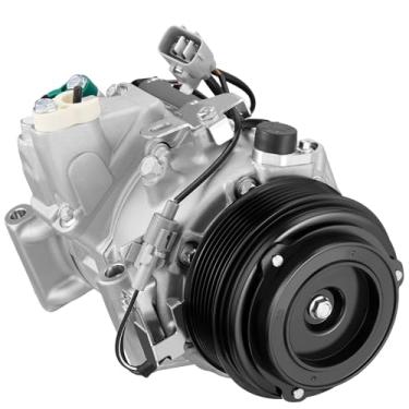 Imagem de SYKRSS Compressor A/C de ar condicionado 157323 com embreagem compatível com Toyota Highlander 2008-2010 V6 3.5L Sport Utility, com compressor 7SBH17C