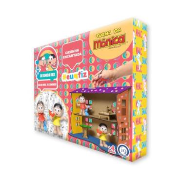 Imagem de Kit de Pintura Casinha Encantada Mônica e Magali, euqfiz, i9 Brinquedos, Multicor, BRI0271