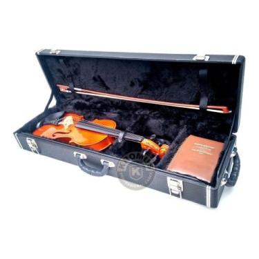 Imagem de Estojo Case Para Violino 4/4 Leve Compacto Kromus cor Preto