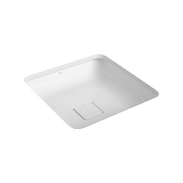 Imagem de Cuba De Embutir Deca Slim 45x45 L.31040.17 Quadrada Branca