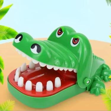 Imagem de Brinquedo Jacaré Morde Dedo – Jogo Divertido para Crianças e Família | Interativo, Sem Pilhas, Seguro - YASDA (VERDE)