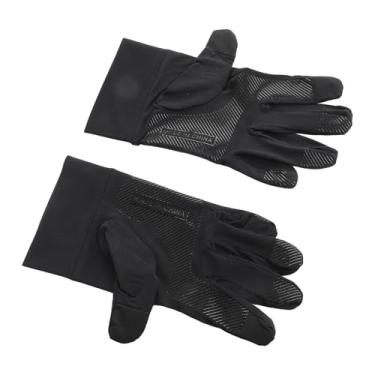 Imagem de RiToEasysports Luvas de Ciclismo Luvas de Bicicleta de Bicicleta Proteção Solar Proteção Solar de Dedo Completo Seda Respirável Com Aderência de Silicone para Homens Mulheres Dirigindo (Um tamanho)