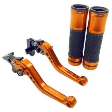 Imagem de Kit Manete Manopla Esportivo Intruder Yes 125 Gsr 125 150i Riva Choppe