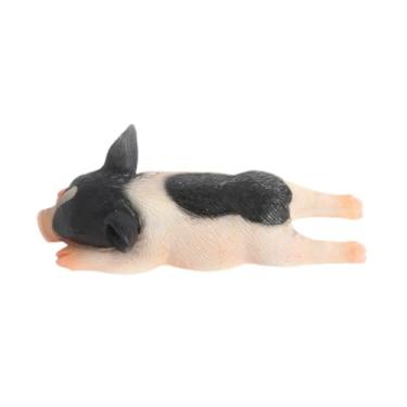 Imagem de Bothyi Adesivo de geladeira de porquinho, lembrete de quadro branco, adesivo decorativo engraçado de geladeira para porta de armário de escritório, Cabeça Preta, Costas, Bunda, 7.7 Cm X 1.8 Cm