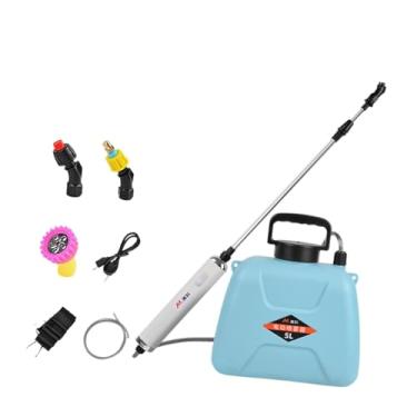 Imagem de IEUDNS Pulverizador de jardim com cabo recarregável de 5L, multiuso, modos de pulverização ajustáveis, varinha retrátil, pulverizador elétrico para lavagem, Use Cerca de 200 Minutos