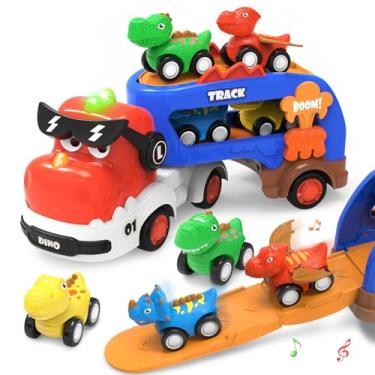 Imagem de Brinquedo de caminhão de dinossauro