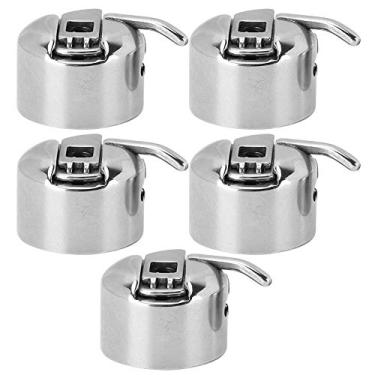 Imagem de Zerodis Bobbin Caso Durável Acessório de Máquina de Costura Durável Para Liga Doméstica Antiga, 5pcs Para Costurar Peças de Peças de Esparragem