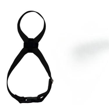 Imagem de Focinheira regulável para cães não machuca respirável confortável (Preto,Grande)