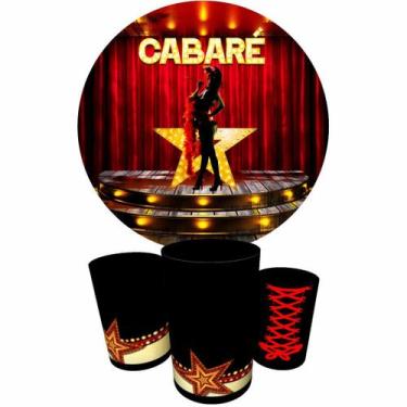 Imagem de Trio Capas Cilindro + Painel Redondo 1,50m Cabaré - Fadrix, K1CAB0003