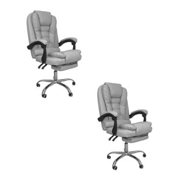 Imagem de Cadeira de Escritório Presidente Soft Ergonômica Apoio Para Pés