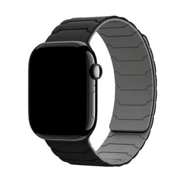 Imagem de Pulseira Silicone Magnética Cyber Compatível com Apple Watch - Baú do 