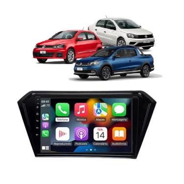 Imagem de Kit Multimídia Gol Voyage Saveiro G7 2017 / 2024 9 Pol Android Carplay 2/64GB - adak 2964-G2