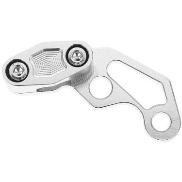 Imagem de Guia Da Mangueira De Freio Moto Prata Anodizado - Rt Motors