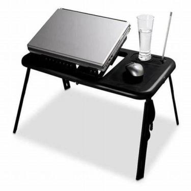 Imagem de Mesa Para Notebook Suporte Com 2 Coolers E Sensor Touch Tmt - Marklek