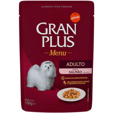 Imagem de Gran Plus Gourmet Sache Caes Ad. Salmao 100g