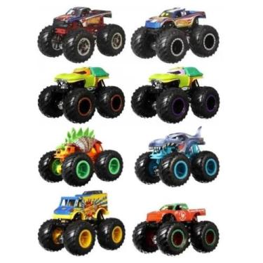 Imagem de Carrinho Hot Wheels Monster Trucks Mattel 2 CARROS MATTEL, Colorido, H