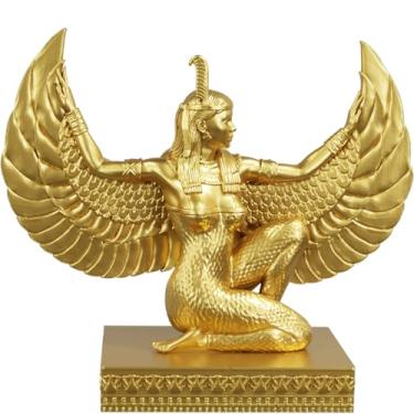 Imagem de Estátua Maat Deusa Da Verdade - Estatueta (Cor Ouro)