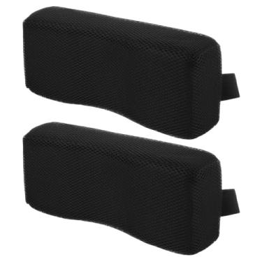 Imagem de VALICLUD 2 peças de travesseiro respirável de apoio de cabeça para cadeiras de rodas e cadeiras de escritório, acessório confortável de encosto de cabeça para jogos e cadeiras de rodas manuais