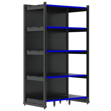 Imagem de Rack Gôndola Parede 1 Inicial 2,00m 5 Níveis 1140kg Fit Amapá