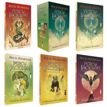 Imagem de Box Percy Jackson e os Olimpianos, Série Completa, O ladrão de Raios, 