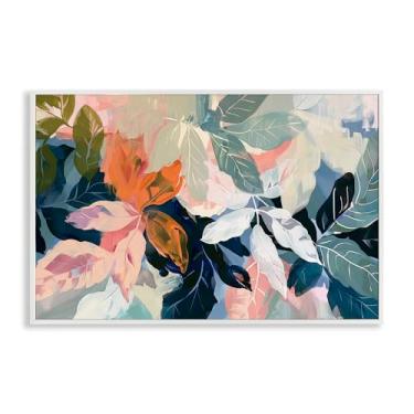 Imagem de Stupell Industries Tropical Oasis Dream Design de arte giclée emoldurado branco por Elara Yasna, 12 x 18