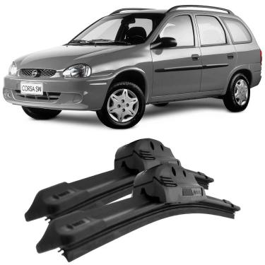 Imagem de Par Palhetas Limpador Parabrisa Corsa Original Aerofit 18