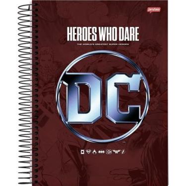 Imagem de Caderno Jandaia universitário dc comics espiral 80 folhas