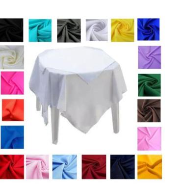 Imagem de Kit 10 Toalha Cobre Mancha Medidas 75x75 Mesa Posta Festas Restaurante