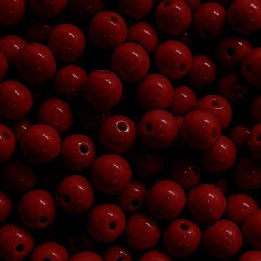 Imagem de BOLINHA DE RESINA Nº 08 (20 G) - LADEIRA BIJUTERIAS, BORDÔ