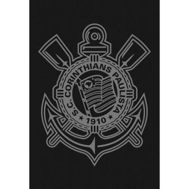 Imagem de Toalha Social Buettner Jacquard Veludo Futebol Corinthians 33cmx50cm P