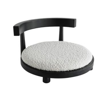 Imagem de Cadeira de chão portátil, cadeira de chão de madeira maciça, cadeira de ioga de meditação de tatami para ambientes internos e externos com suporte para as costas, cadeira de tatami, cadeira de tatami