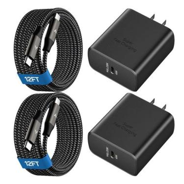 Imagem de Carregador VELOGK 45W Super Rápido USB C para Samsung Galaxy S25