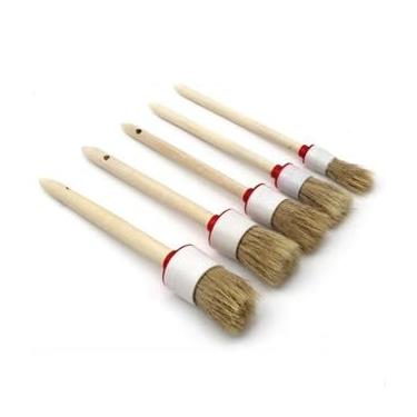 Imagem de Kit 5 Pincel Para Detalhamento Premium Automotivo