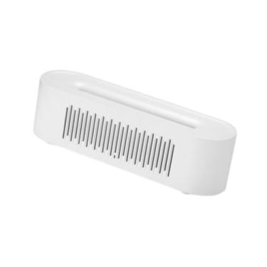 Imagem de IEUDNS Difusor de óleos essenciais, umidificador de ar, luz noturna, economizador de espaço, fragrância doméstica portátil com luz colorida para mesa de, Branco