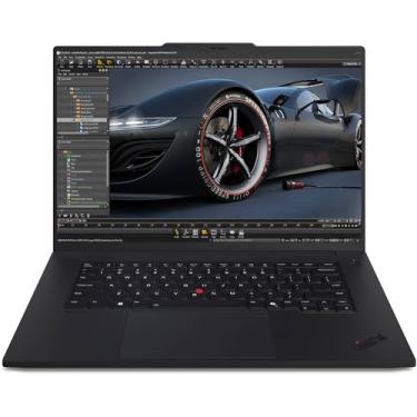 Imagem de Lenovo ThinkPad P1 Gen 7, Laptop AI Ready Workstation, Intel Ultra 7 165H vPro, 32GB RAM, SSD NVMe de 2TB, FHD de 16 polegadas (1920 x 1200) IPS, antirreflexo, 400 nits, câmera 5MP RGB + IR, Windows