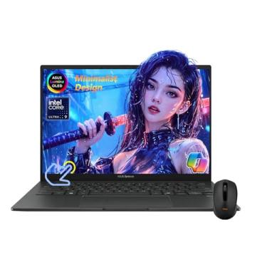 Imagem de ASUS Laptop Zenbook com tela sensível ao toque OLED de 14 polegadas, WUXGA, Intel Core Ultra 9 285H até 5,4GHz, GPU Intel Arc, Copilot, Thunderbolt 4, Wi-Fi 7, Win11 H, com mouse sem fio (32 GB 7467