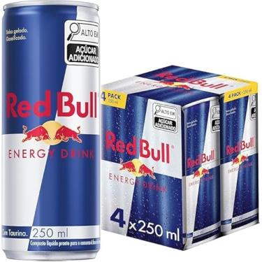 Imagem de Pack de 4 Latas Energético Red Bull 250ml