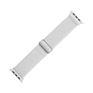 Imagem de Pulseira Ajustável De Nylon Para Apple Watch 40mm 41mm 42mm 44mm 45mm 