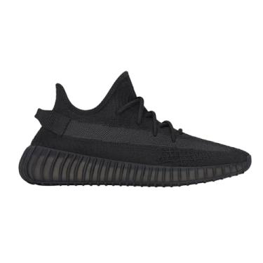 Imagem de adidas Tênis masculino Yeezy Boost 350 V2 sem cadarço, Ônix, 36