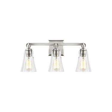 Imagem de Generation Lighting-Sean Lavin-3 Vanity de banho de transição leve em estilo de transição - 53 cm de largura por 23 cm de altura - P