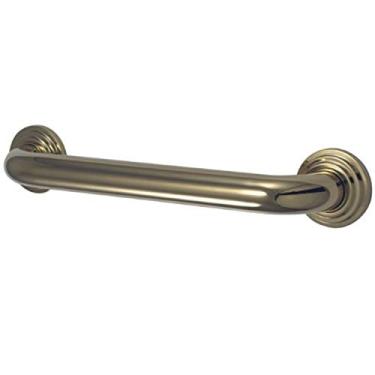Imagem de Kingston Brass DR214122 Designer Trimscape Milano Flange de 3 camadas 30,5 cm Barra de apoio com 3 cm de diâmetro externo, latão polido