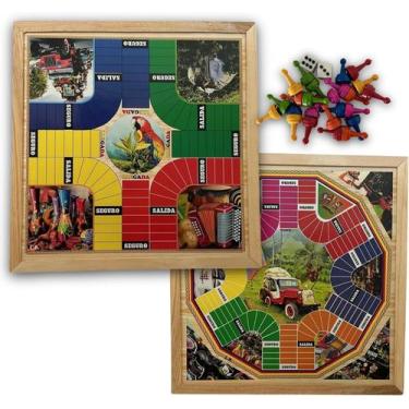 Imagem de Jogo de tabuleiro Parques Magnético Colombiano 4-6 jogadores - Marca P