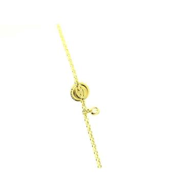 Imagem de Pulseira Belca Signo Cancer Com Pingente, No Banho De Ouro