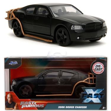 Imagem de Carro Miniatura Velozes E Furiosos 1:32 Dodge Charger Black