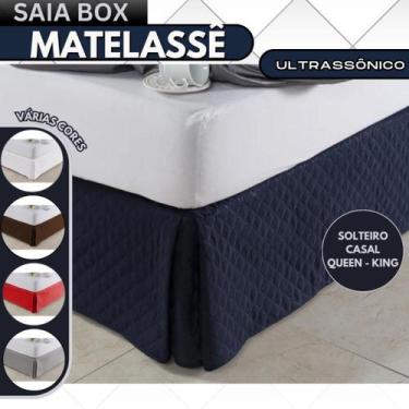 Imagem de Saia Box Matelassê Ultrassônico Forro Em Tecido No Mesmo Tom - Solteir