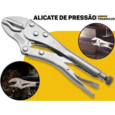 Imagem de Alicate De Pressão 10 Polegadas Tramontina Ajustável C/ Mordente Trian