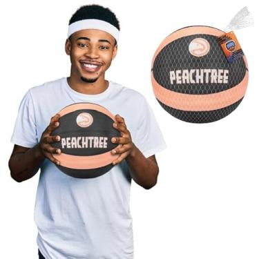 Imagem de Bleacher Creatures Atlanta Hawks Peach Tree Silent Basketball Tamanho 7 (75 cm) – Bola de espuma interna licenciada oficial pela NBA com construção sem ar, desempenho silencioso e sensação