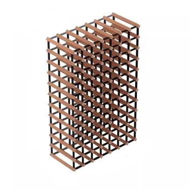 Imagem de hezhuhe2258 Suporte de vinho para armazenamento de vinho rack de armazenamento de vinho armário de vinho doméstico comercial loja de vinho adega adega rack de vinho de madeira maciça rack de vinho